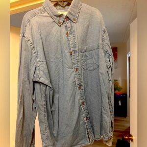Old navy denim shirt size L